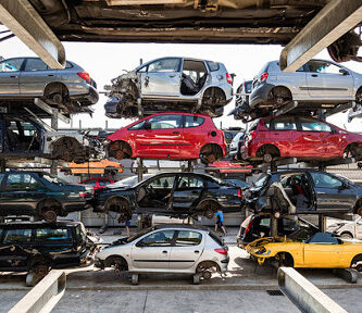El negocio de reciclaje de coches